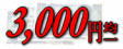 3,000�~�ψ�R�[�i�[