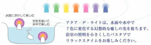LED�̔��������������̃o�X�^�C�������o�A������7�F�ɕω��B�A�N�A�E�f�E���C�g
