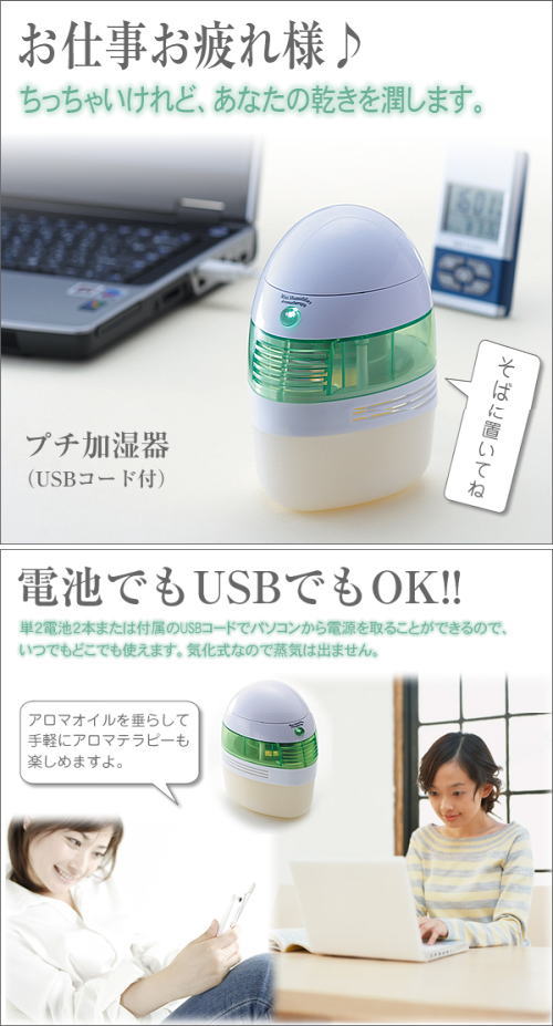 �����l�ł��B�M���̊����������܂��B�d�r�ł�USB�ł�OK�B�v�`������