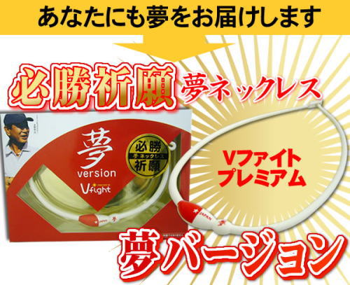 あなたにも夢をお届けします。必勝祈願夢ネックレス。