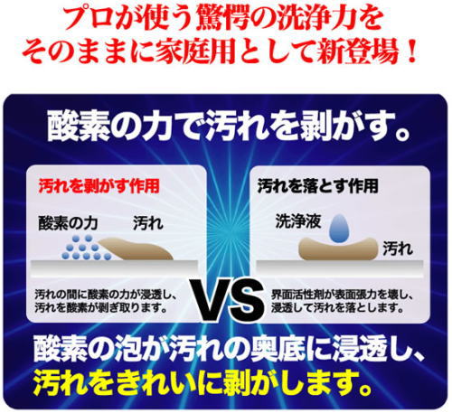プロが使う驚愕の洗浄力
