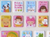 【韓国文具・雑貨】ファンシーキーボードステッカーパンダG