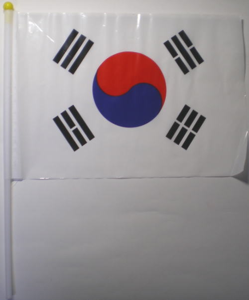 ナイロン製、簡易韓国国旗(太極旗・テグッキ)