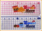 韓国文具。20cmキャラクターものさし