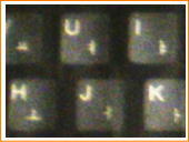 韓国語(ハングル)配列パソコン用PS2キーボード/DK-103